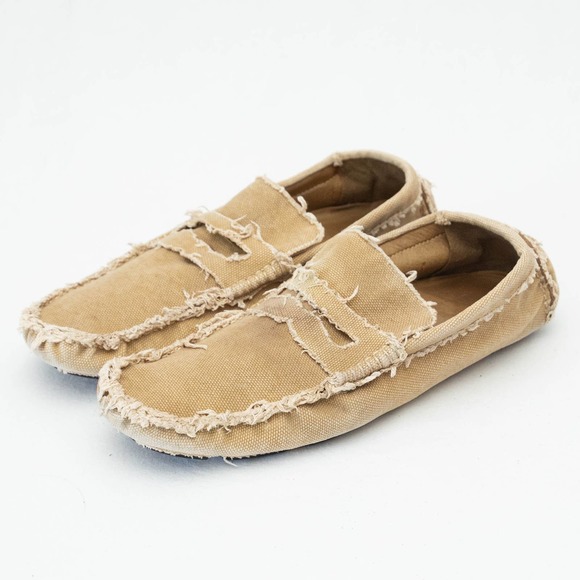 Billy Reed Men's Raw Finish Canvas Driving Loafer Size 9 - Picture 1 of 9